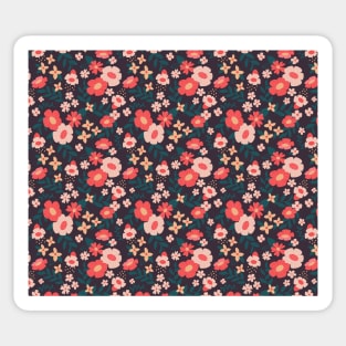 Bright flowers pattern Sticker